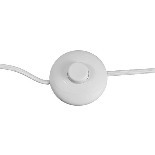Lampadaire En Métal Blanc Mat, H 149,5 Cm D 15 Cm - Coast