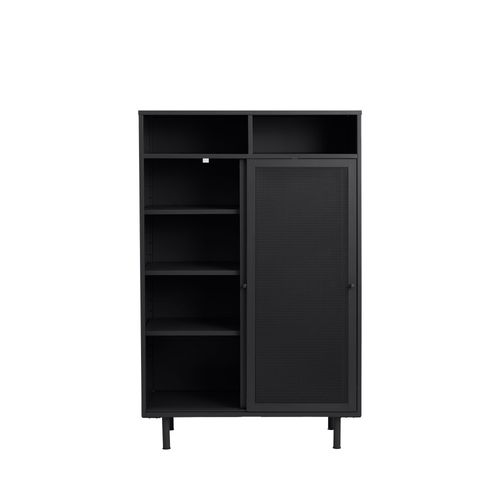 Vaisselier 2 Portes, 2 Niches En Métal H140cm