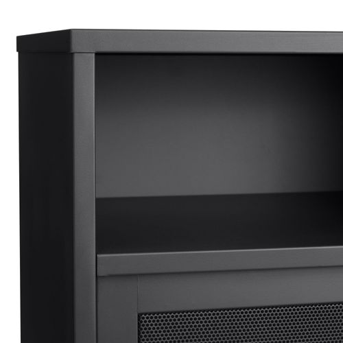 Vaisselier 2 Portes, 2 Niches En Métal H140cm