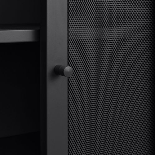 Vaisselier 2 Portes, 2 Niches En Métal H140cm