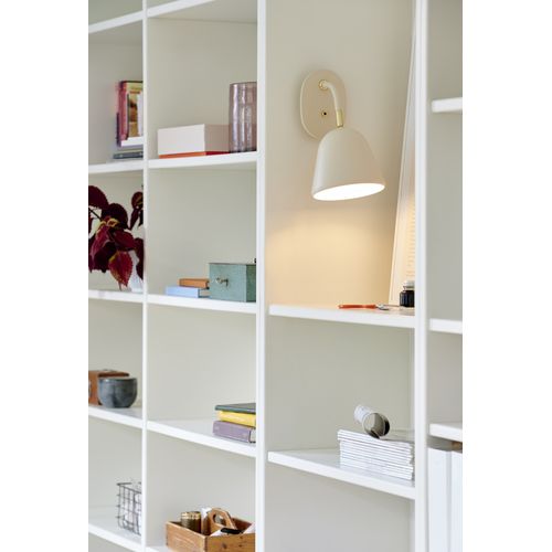 Applique Murale Fleur 15 Métal Beige, H.26.4 - Ip20 - E14 / Intérieur