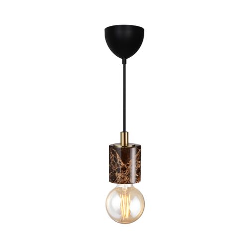 Suspension Siv Marbre Marron, H.10 - Ip20 - E27 / Intérieur