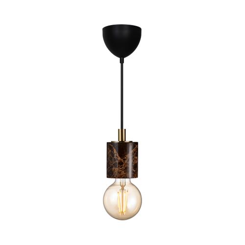 Suspension Siv Marbre Marron, H.10 - Ip20 - E27 / Intérieur