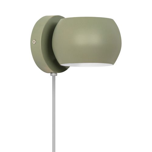 Applique Murale Belir  Métal Vert Poudré, H.11 - Ip20 - G9 / Intérieur