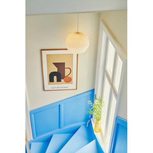 Abat-jour Luminaire Belloy 30 Papier Blanc H. 26 -intérieur