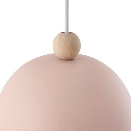 Suspension Gaston  Métal Rose Poudré, H.24 - Ip20 - E27 / Intérieur