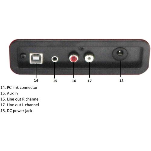 Tourne-Disque USB Marron