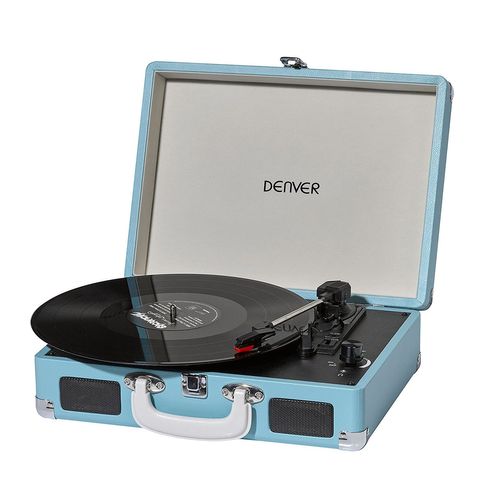 Platine Vinyle Tourne Disque Usb Haut Parleurs Vpl 120 Bleu