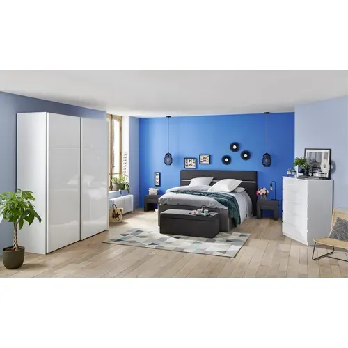 Caisson 3 tiroirs on option ELEGANCE blanc