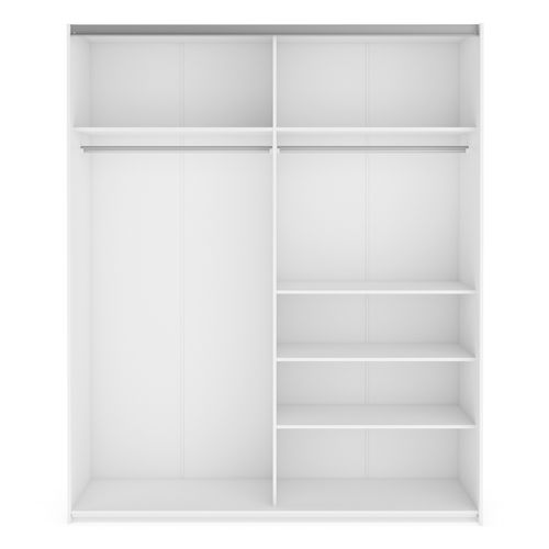 Lot de 3 étagères en option pour armoire ELEGANCE L.180 cm blanc