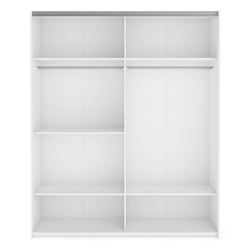 Lot de 3 étagères en option pour armoire ELEGANCE L.180 cm blanc