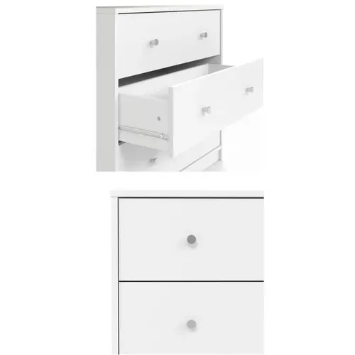 Finlandek Commode De Chambre Tyylikäs - Style Contemporain - Décor Blanc - L 72 Cm