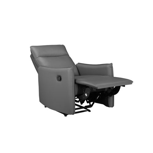 Lugo-fauteuil De Relaxation Avec Fonction Manuelle En Pu Gris