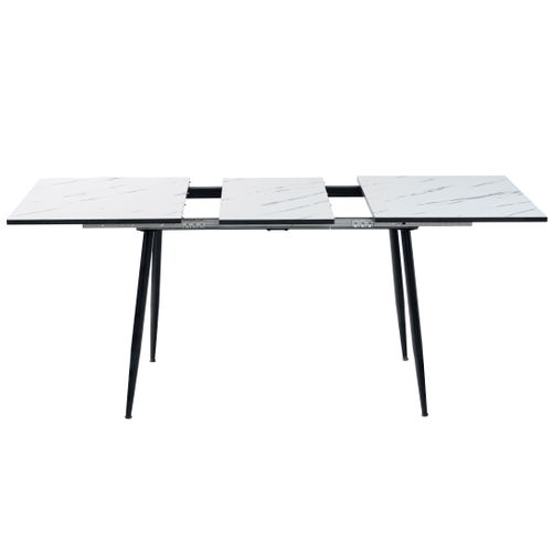 Bureau extensible moderne design minimaliste et fonctionnel blanc ...