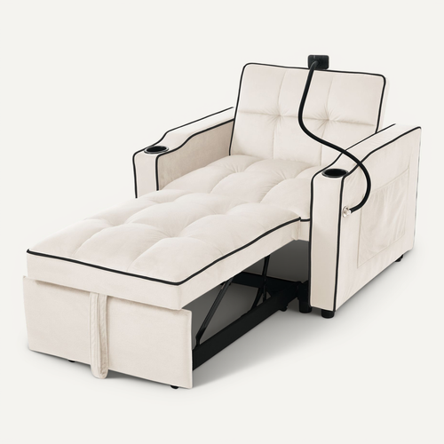 Fauteuil Convertible En Lit Simple - Confort Et Praticité Pour Votre Espace