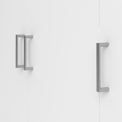 Armoire 3 portes ouvrantes SPACE L. 115,8 cm blanc