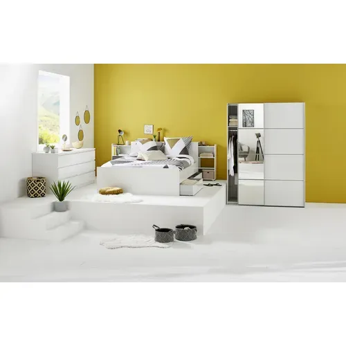 Lit 140x190 cm BEST LAK 2 blanc laqué