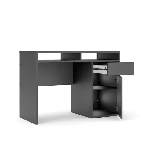 Bureau droit BEST LAK 2 Noir mat vue détaillée