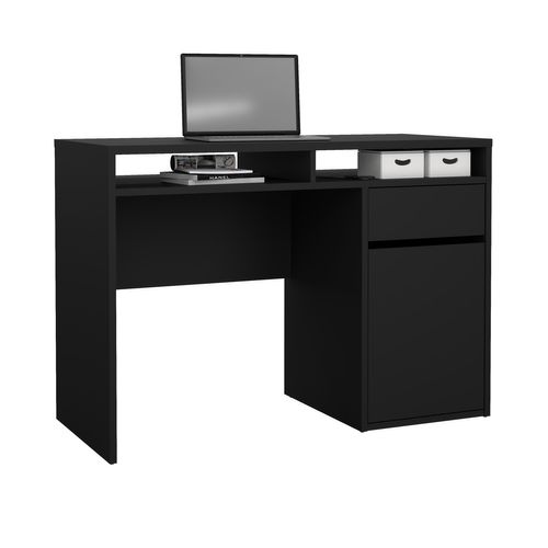 Bureau droit BEST LAK 2 Noir mat