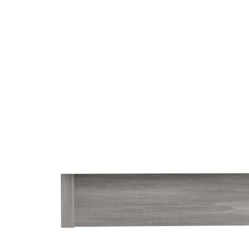 Rangement 2 portes / 1 tiroir BEST LAK Blanc laqué béton vue accessoires