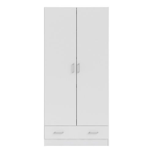 Armoire 2 portes L.80 cm SPACE blanc