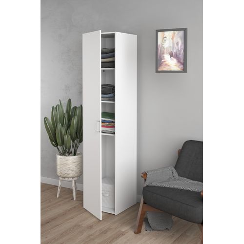 Armoire 1 porte L.39 cm SPACE blanc