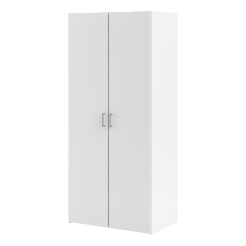 Armoire 2 portes L.78 cm SPACE blanc