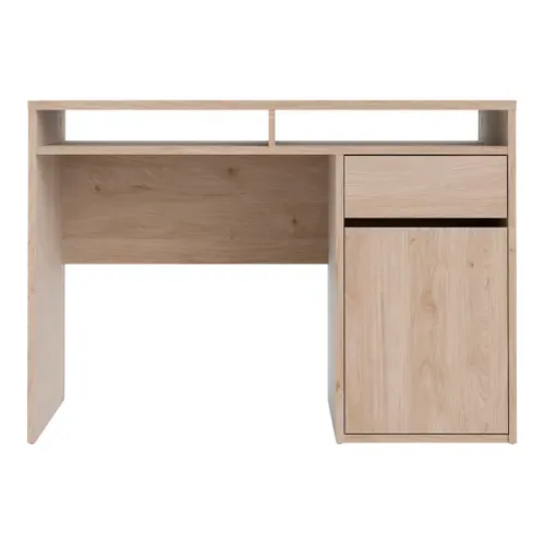 Bureau 1 porte 1 tiroir BEST 2 imitation chêne