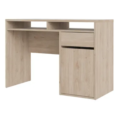 Bureau 1 porte 1 tiroir BEST 2 imitation chêne