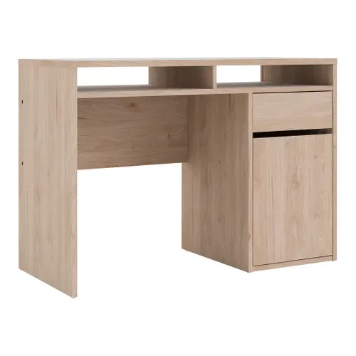 Bureau 1 porte 1 tiroir BEST 2 imitation chêne
