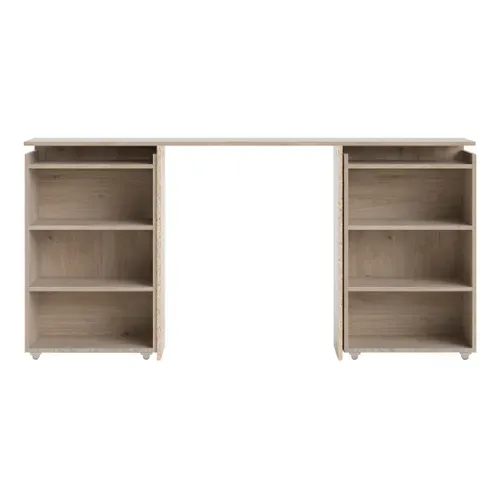 Tête de lit 160 cm avec BEST rangement imitation chêne HL