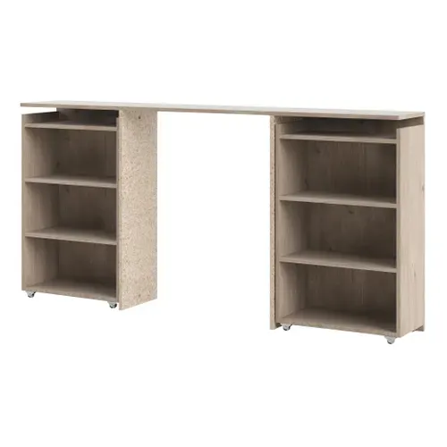 Tête de lit 160 cm avec BEST rangement imitation chêne HL