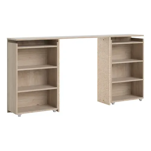 Tête de lit 160 cm avec BEST rangement imitation chêne HL