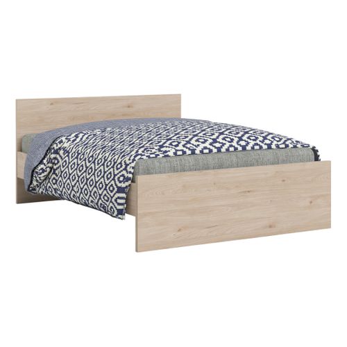 Lit 140x190 cm BEST imitation chêne HL