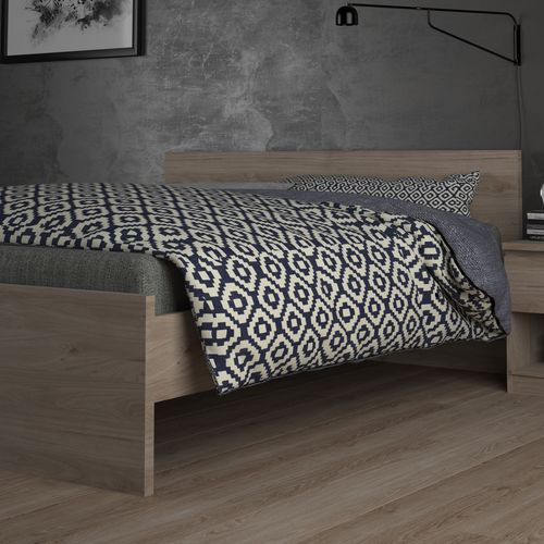 Lit 160x200 cm BEST imitation chêne HL