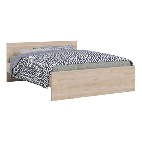 Lit 160x200 cm BEST imitation chêne HL