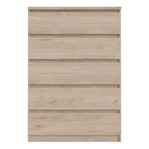 Commode 5 tiroirs BEST imitation chêne HL