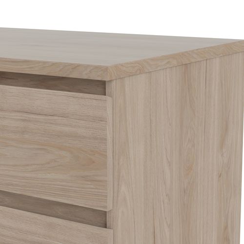 Commode 2x3 tiroirs BEST imitation chêne HL