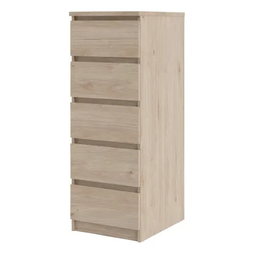 Chiffonnier 5 tiroirs BEST imitation chêne HL