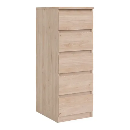 Chiffonnier 5 tiroirs BEST imitation chêne HL