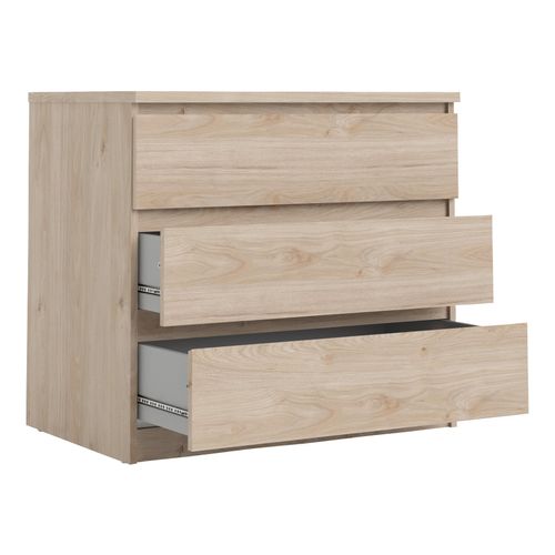 Commode 3 tiroirs BEST imitation chêne HL