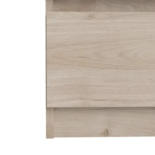 Demi commode 3 tiroirs BEST imitation chêne HL vue accessoires