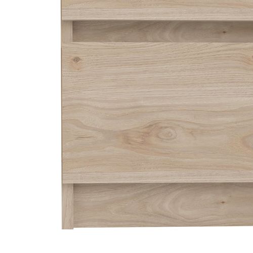Chevet 2 tiroirs BEST imitation chêne HL vue accessoires