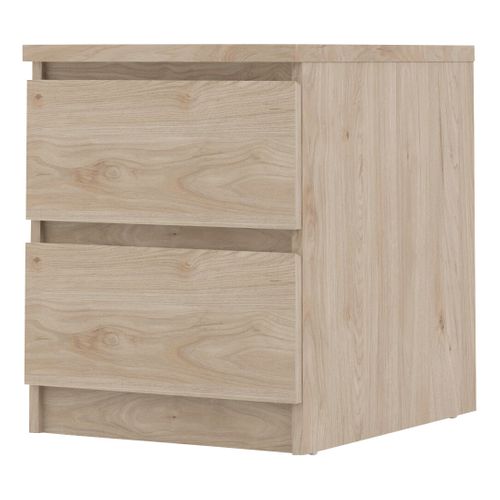 Chevet 2 tiroirs BEST imitation chêne HL