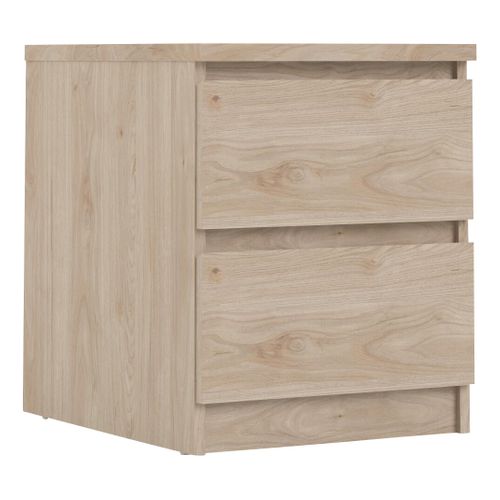 Chevet 2 tiroirs BEST imitation chêne HL