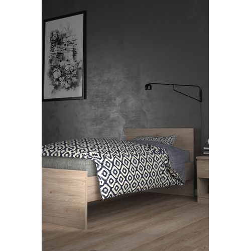 Lit 90x190 cm BEST imitation chêne HL