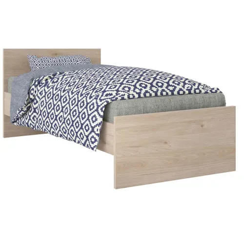 Lit 90x190 cm BEST imitation chêne HL