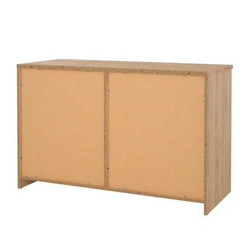 Rangement 3 tiroirs 1 porte BEST coulissante imitation chêne