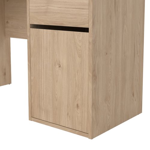 Bureau 2 portes et 2 tiroirs BEST MINISTRE imitation chêne clair