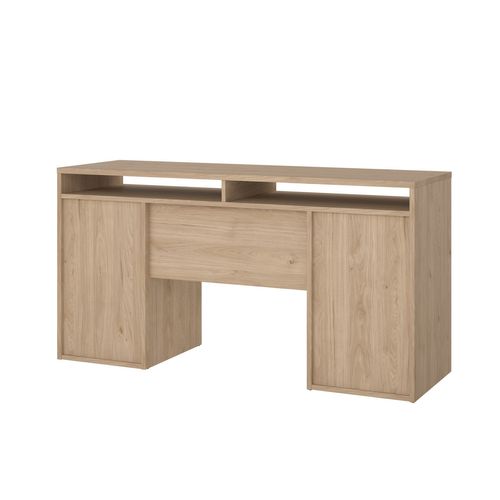 Bureau 2 portes et 2 tiroirs BEST MINISTRE imitation chêne clair